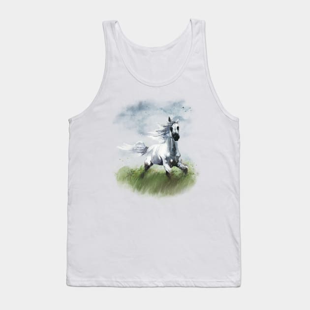 Watercolor horse Tank Top by marina63